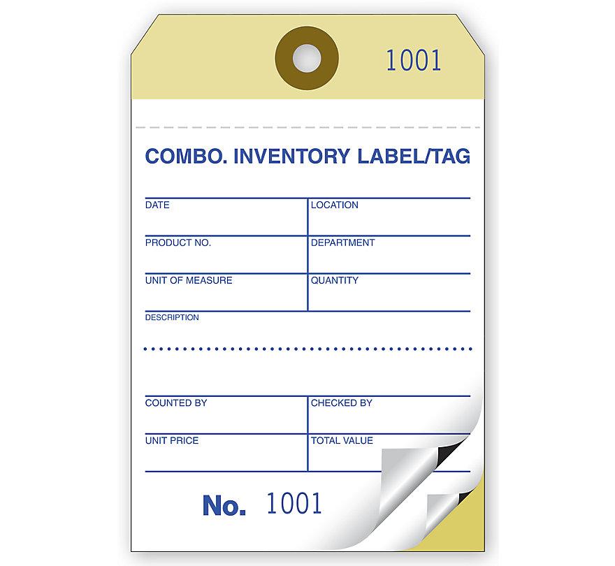 Medium Sized Inventory Tags