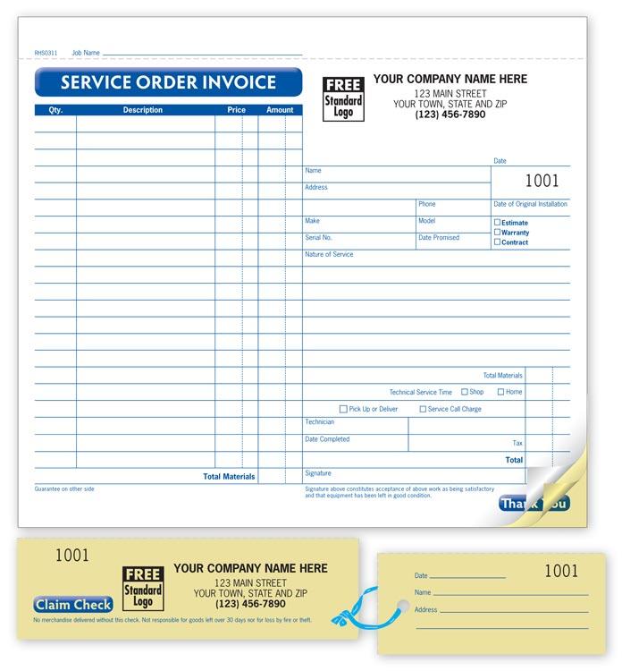 Service Order, Large