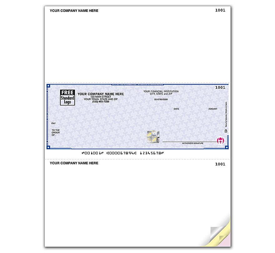 High Security Laser Mid Check, Compatible with Peachtree
