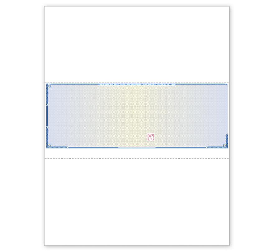 Security Middle Blank Laser Check
