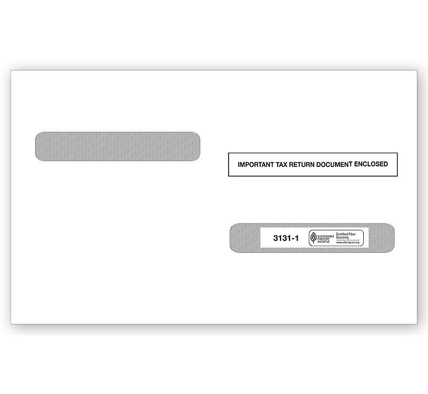 Laser W 2 Double Window Envelope