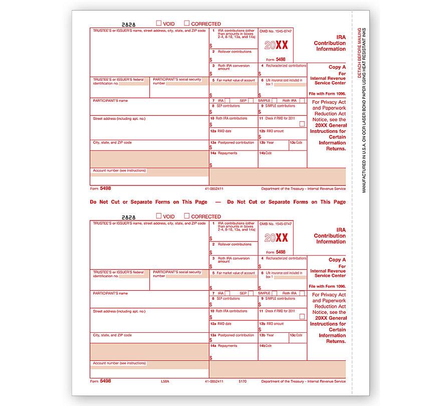 Laser 5498,  Federal Copy A