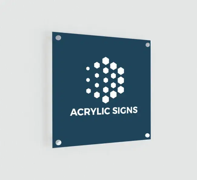 Opaque Acrylic Sign