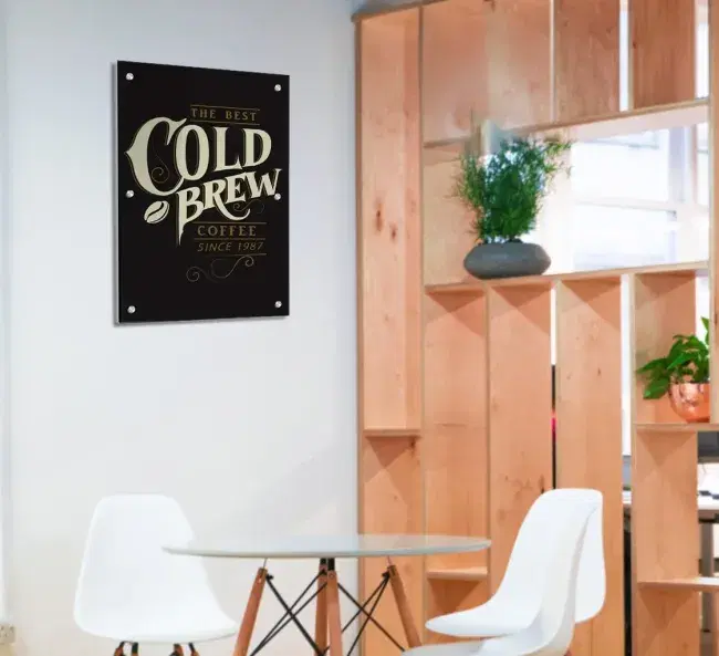 Opaque Acrylic Sign
