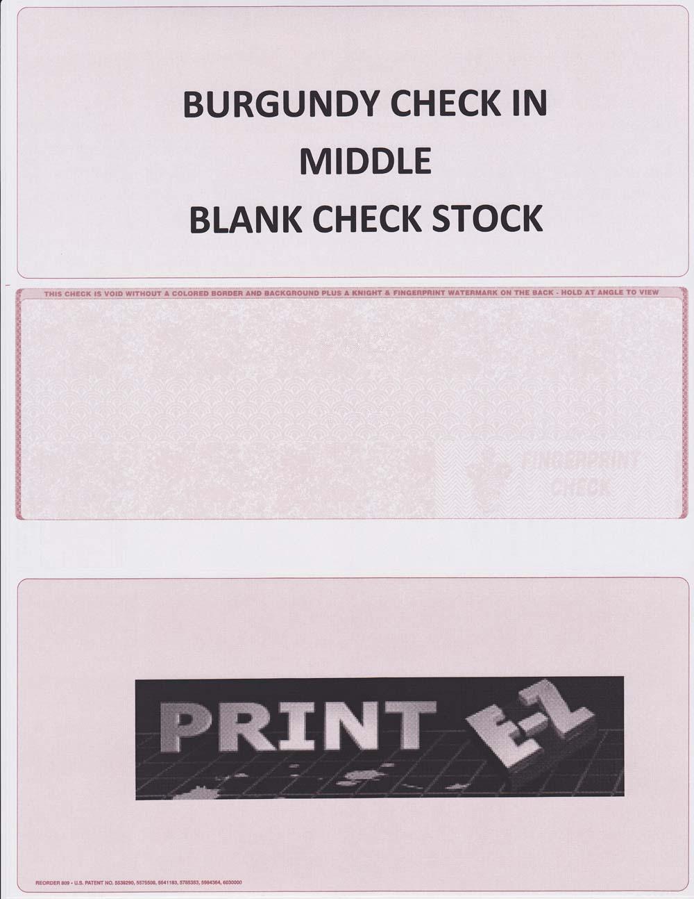 Check In Middle Blank