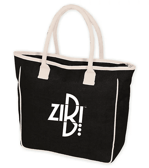 Branded Seville Jute/canvas Tote