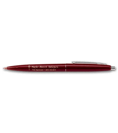 Imprinted Clic Pens Chrome