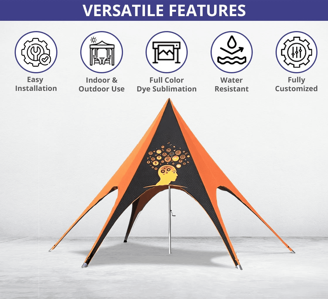 Custom Star Tent