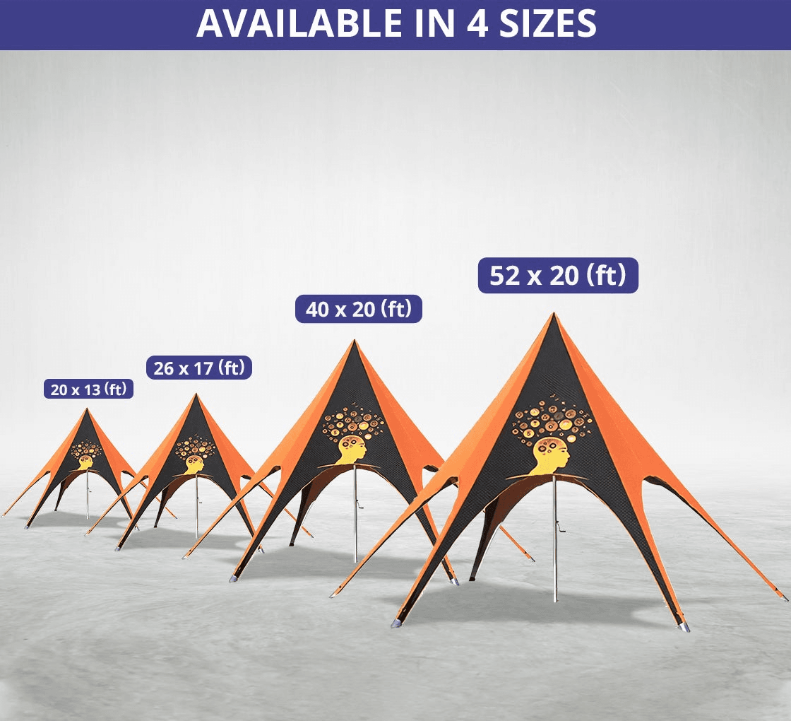 Custom Star Tent
