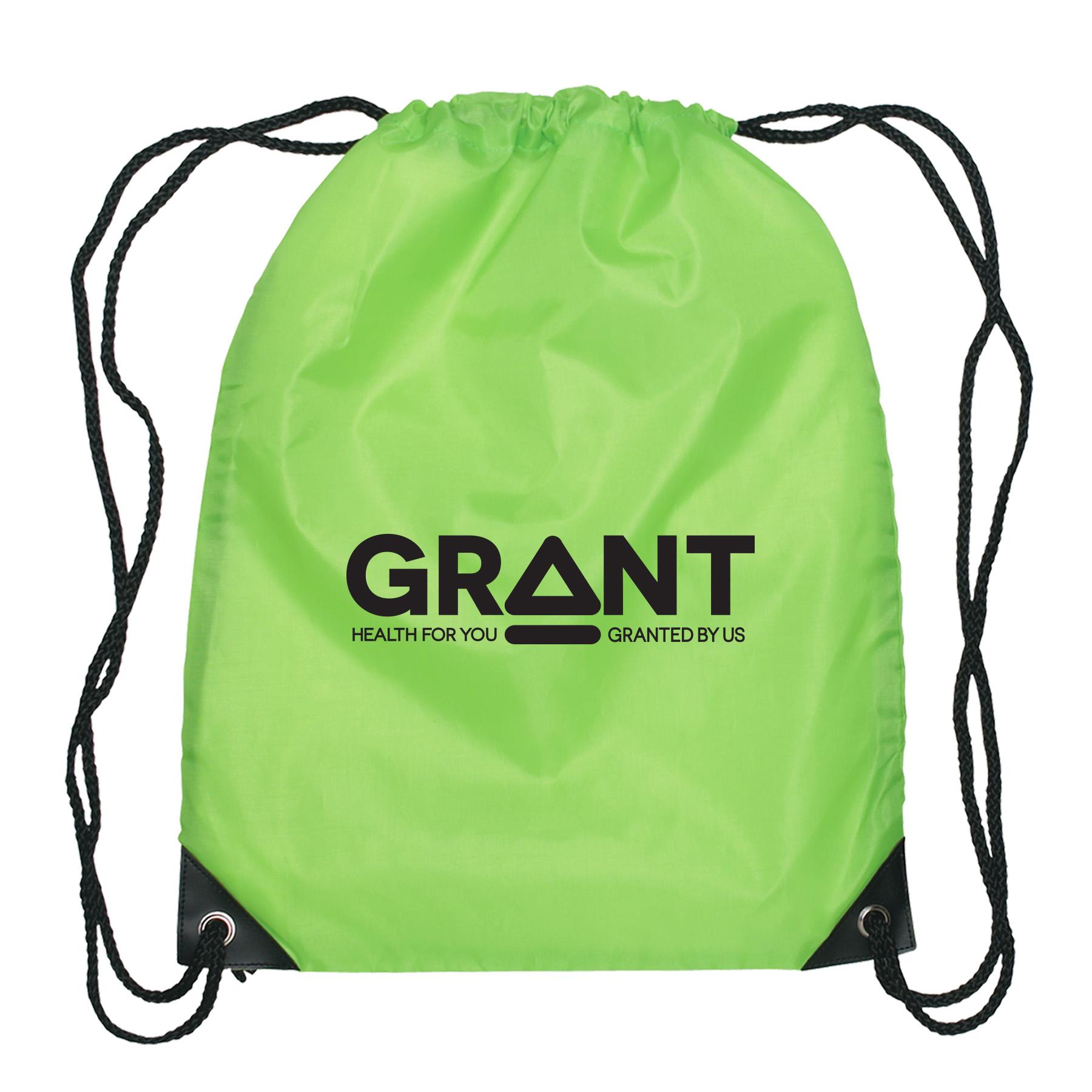 Broadway Drawstring Backpack - 210D Polyester