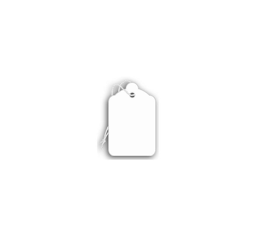 Price Tags, Stock, White, 1 1/8 X 1 3/4"