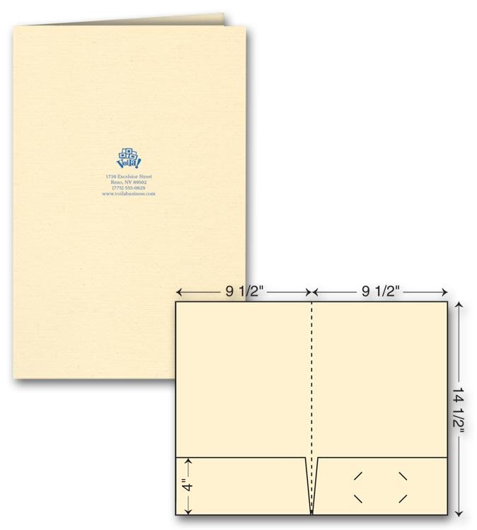 Legal Presentation Folder - Ink Imprint