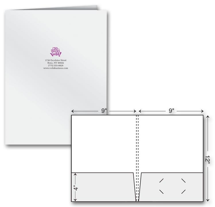 Extra Capacity Presentation Folder - Ink