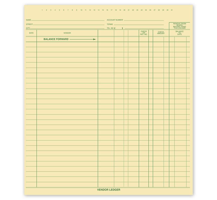 Vendor Ledger