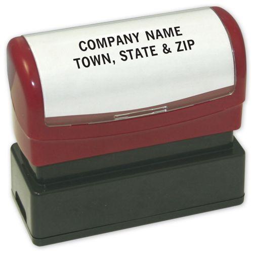 Pre-inked 2 Line Title Stamp