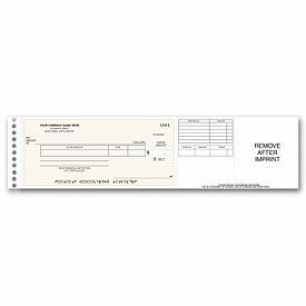 Long Stub Disbursement Check