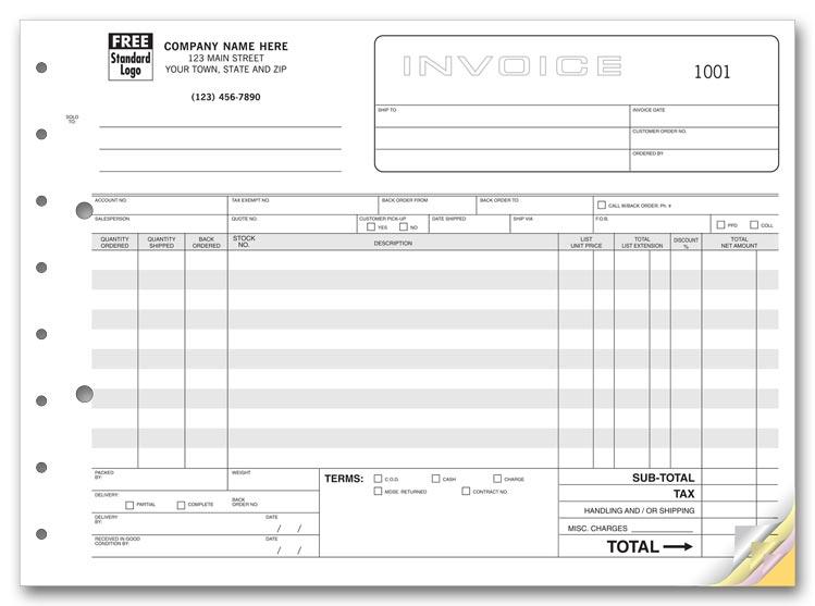 Wholesale Invoice Forms