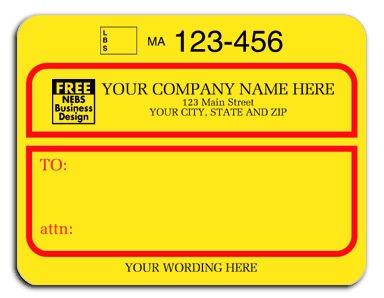 Padded Jumbo UPS Labels