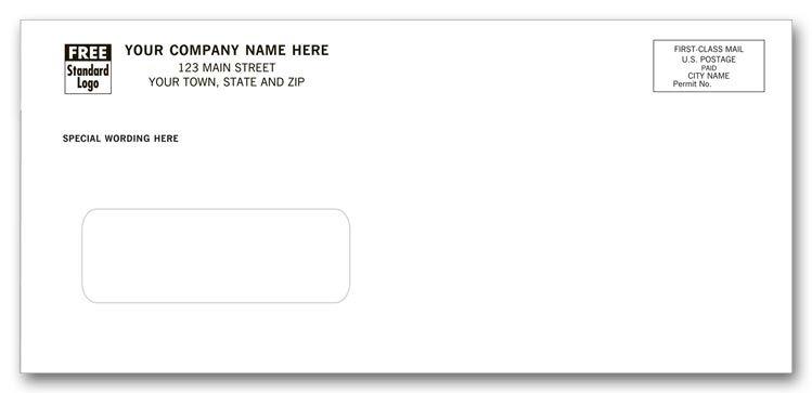 Stylish Single Window Envelope