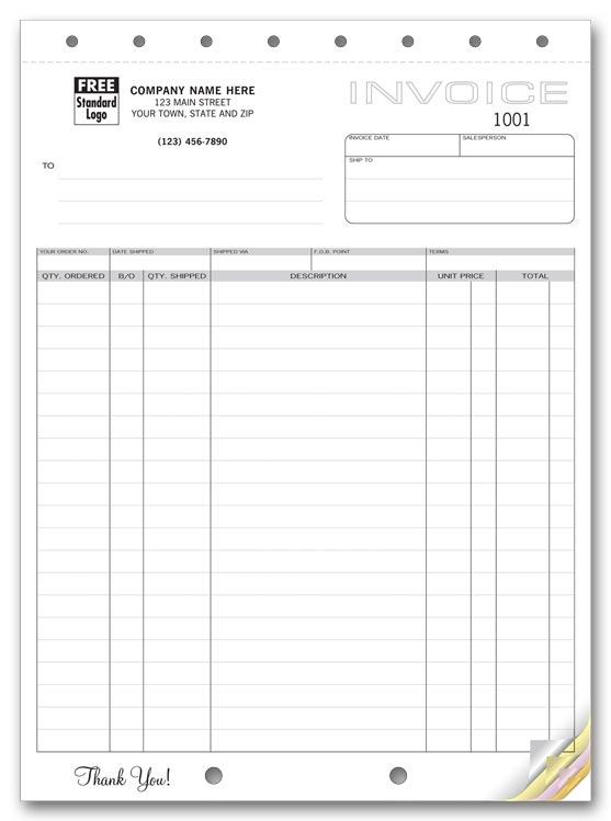 Business Shipping Invoice Forms
