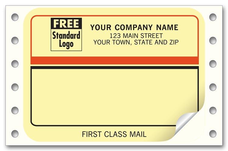 First Class Continuous Mailing Labels
