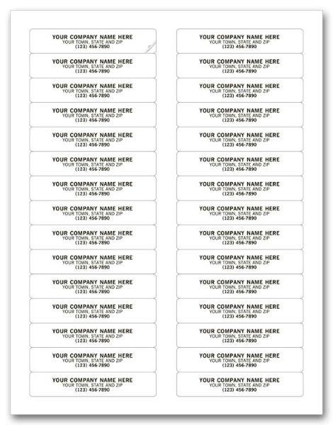 Folder Printing Labels