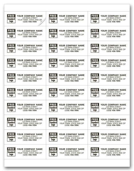 Clear Laser Labels with 2 Ink Colors