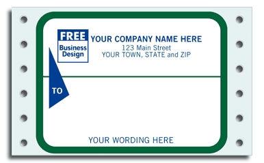 Imprinted Message Continuous Labels