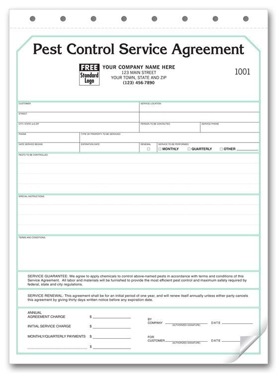 Pest Control Contract - Service Agreements