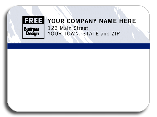 Padded Colored Mailing Labels