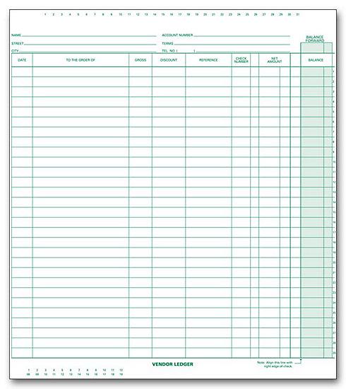 Vendor Ledger
