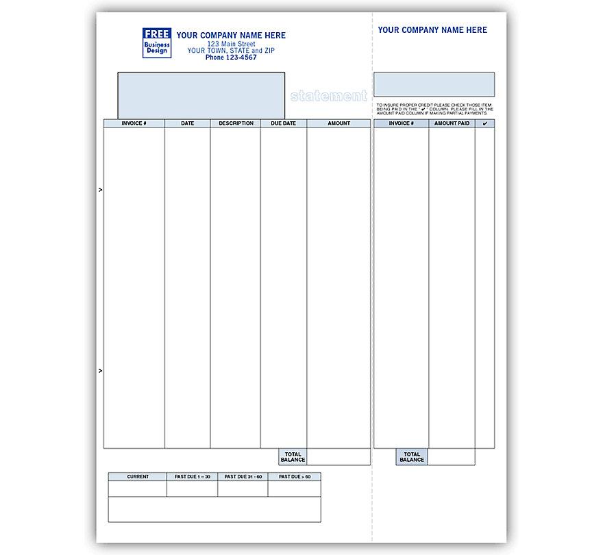 Laser/Inkjet Statement