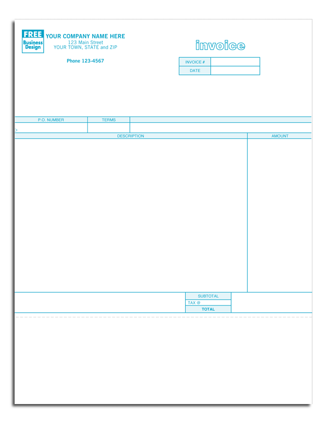 General Laser Invoice