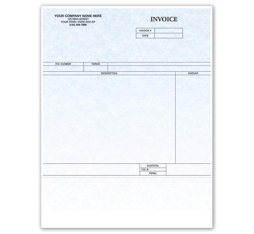 Laser Invoice Parchment