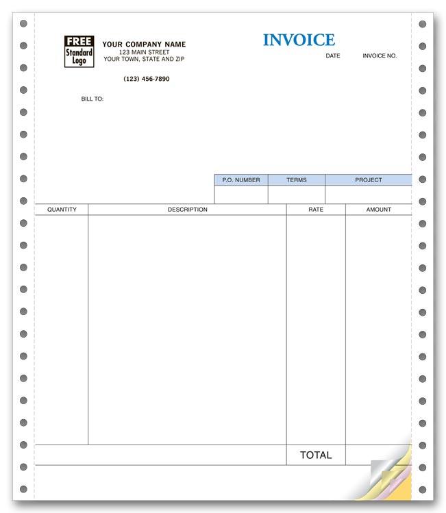 Continuous Service Invoices