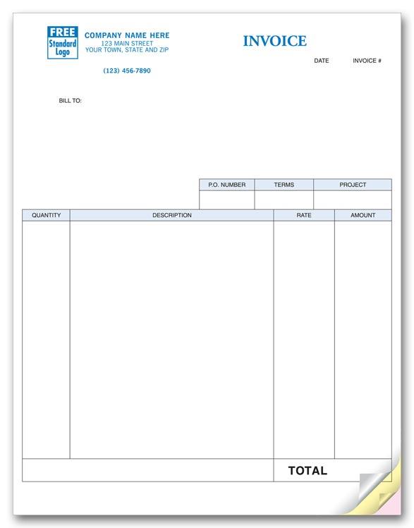 Service Invoices, Laser, Classic