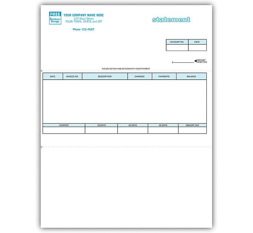 Laser/Inkjet Statement