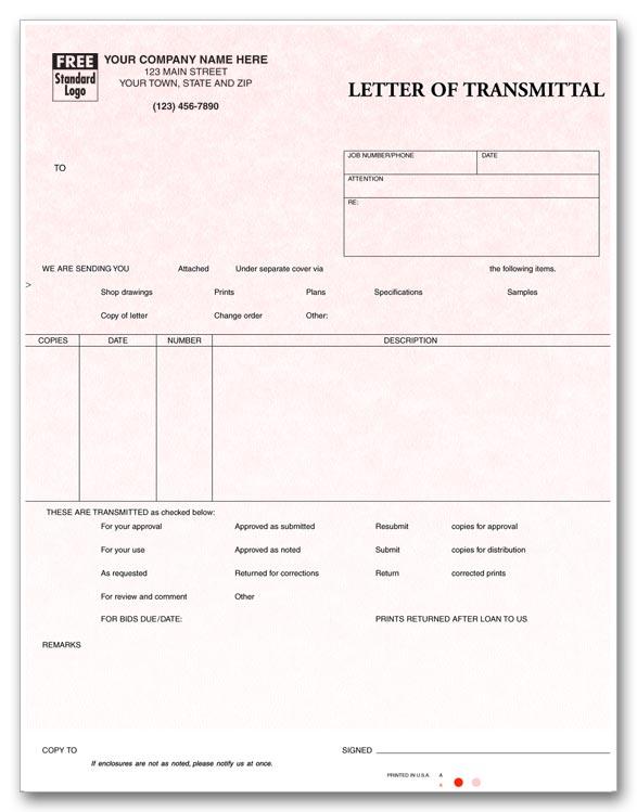 Laser Letter of Transmittal - Parchment