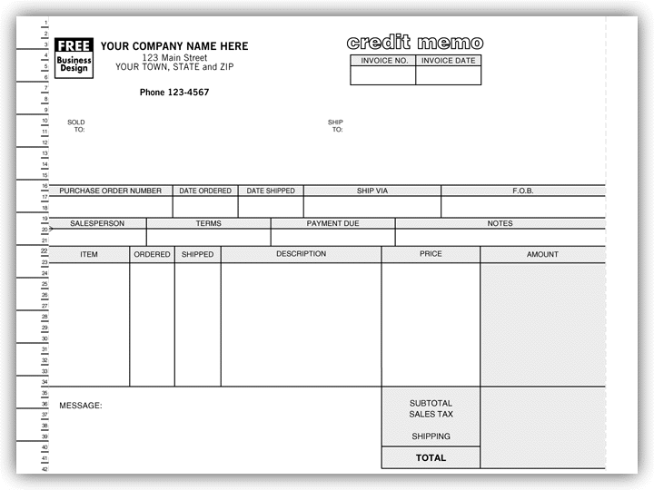 Continuous Multipurpose Form