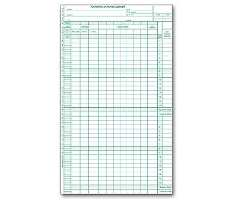 Payroll/General Expense Ledger