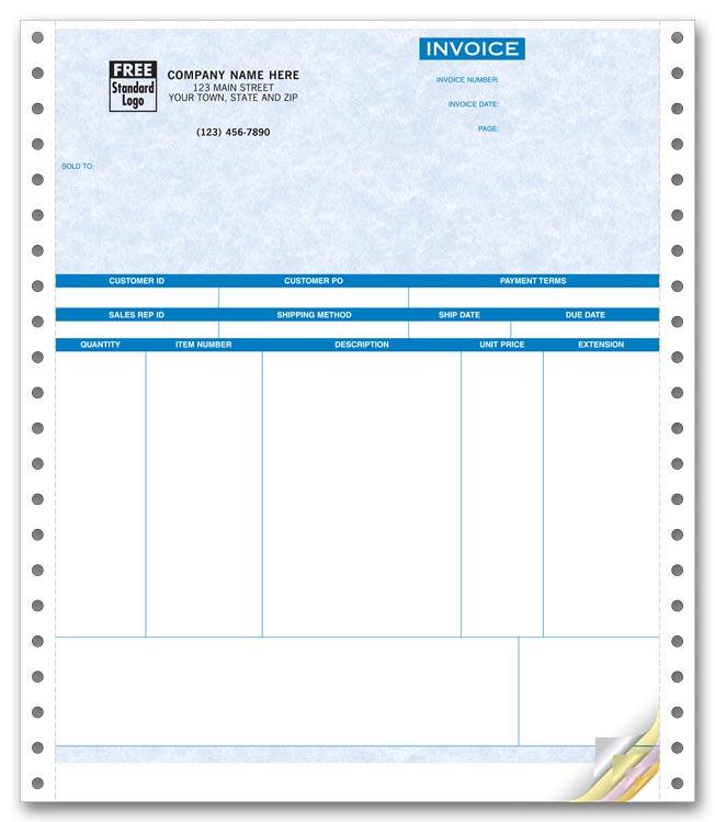 Continuous Product Invoice for Peachtree - Parchment