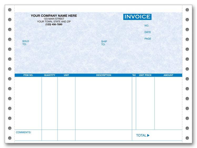 Personalized Continuous Invoices