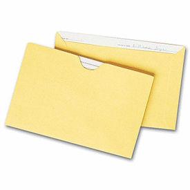 Straight Tab Card File Pocket 4 1/8" x 6 1/8" Buff