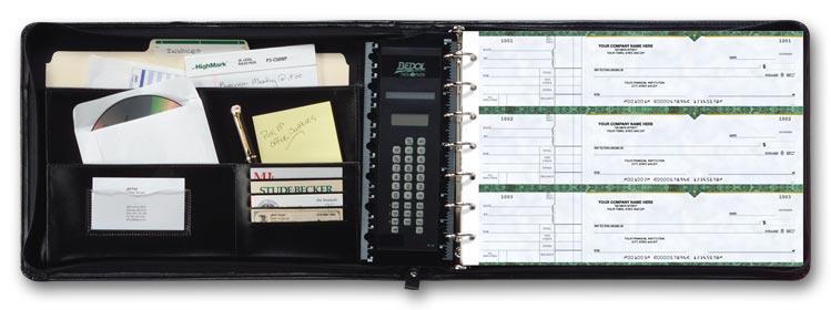 7 Ring Business Checks Organizer