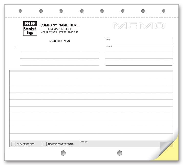 Lined Personalized Office Memos