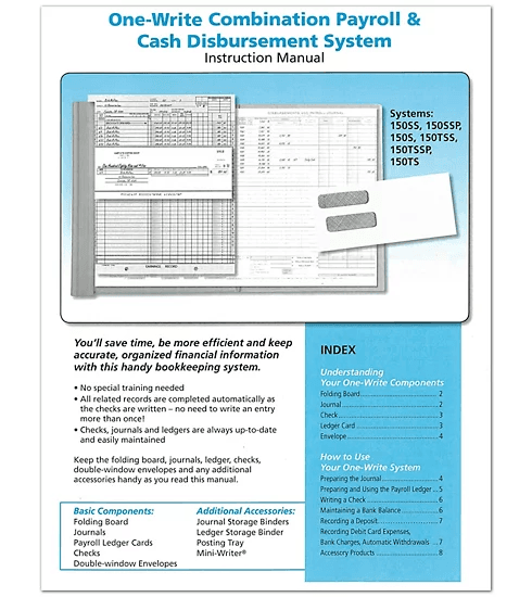 Instruction Manual 150 Series OW Checks