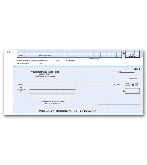 Payroll/General Disbursement Top Check