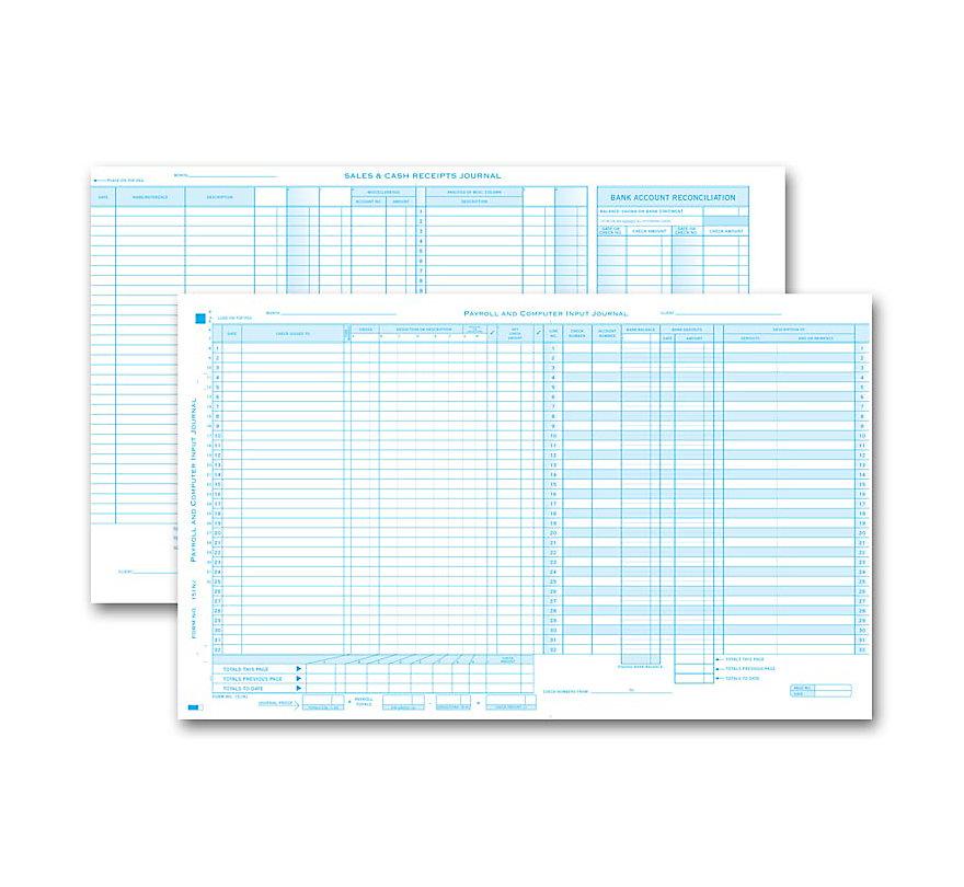 Combo Payroll And Disb Computer Input Journal