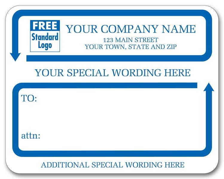 Custom Padded Jumbo Labels