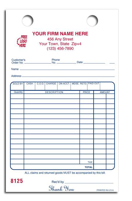 Classic Charge Register Forms